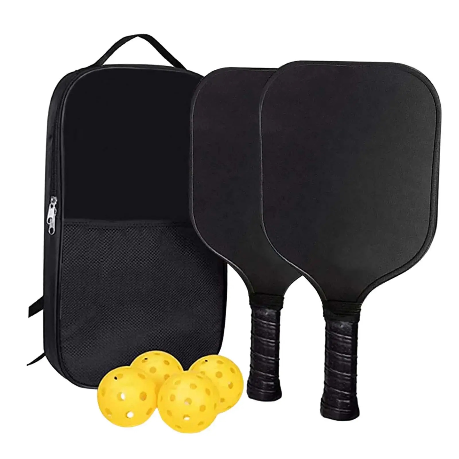 

Premium Pickleball Paddles Polypropylene Core Rackets with Bag and Pickleball Balls