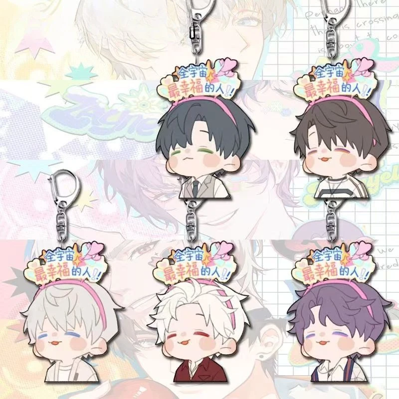 

Love and Deepspace Game Peripherals Xavier Acg Pendant Zayne Acrylic Keychain Rafayel Bag Accessory Sylus Toys Caleb Gifts Girl