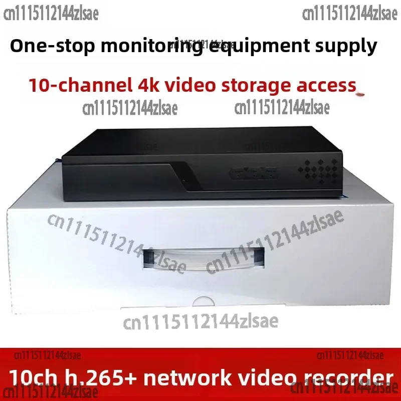 JF-NVR8010SY-SKL 10CH 4K NVR H.265 Video Recorder 1-Bay Mini 1U HDMI 4K Output for Security Surveillance System