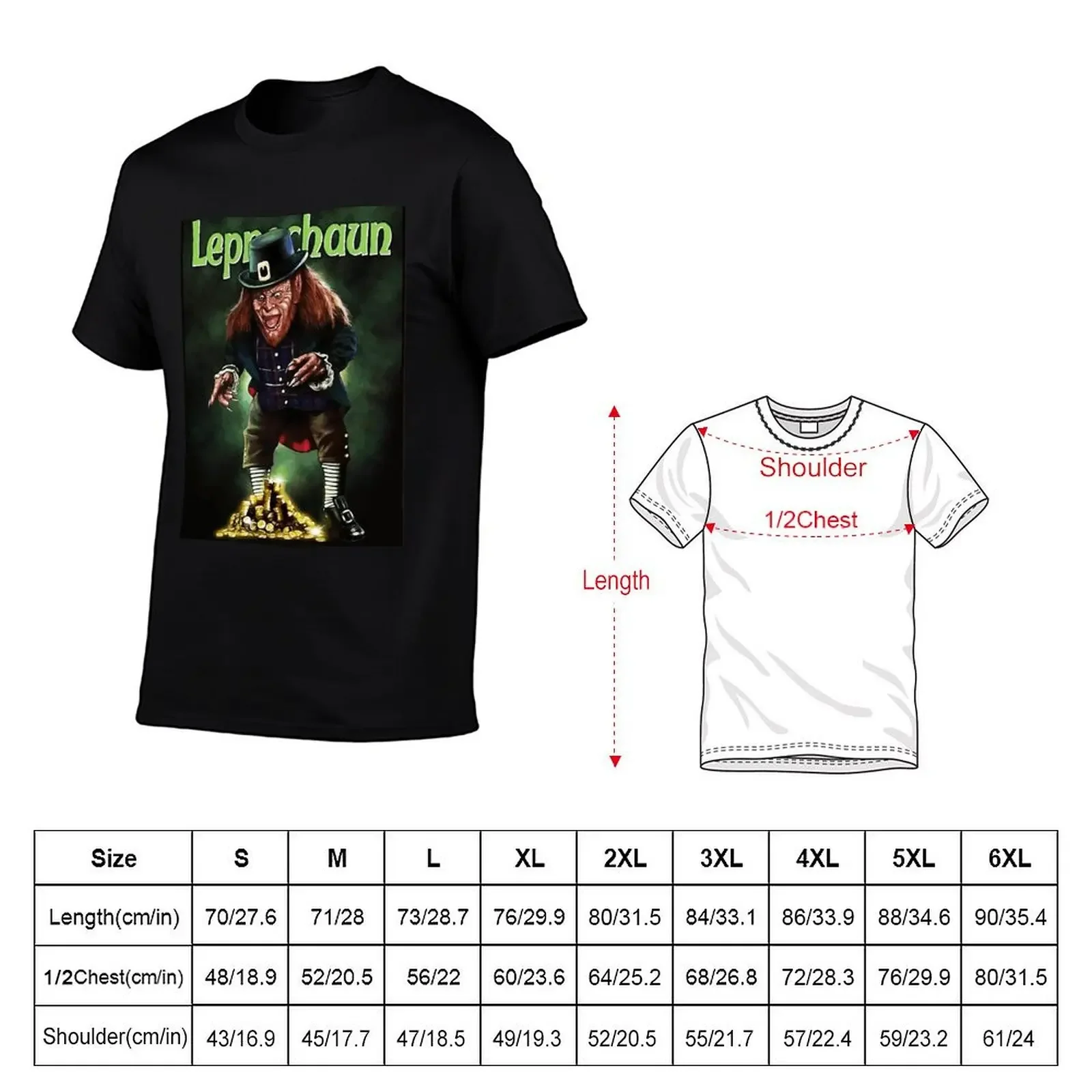 Mens Womens Horro Film Leprechaun 1993 Boys Fans T-Shirt vintage anime shirt affliction shirts t shirts men