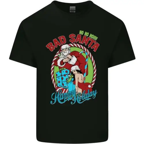 

Weihnachten Bad Santa Lustig Weihnachten Herren Baumwolle T-Shirt