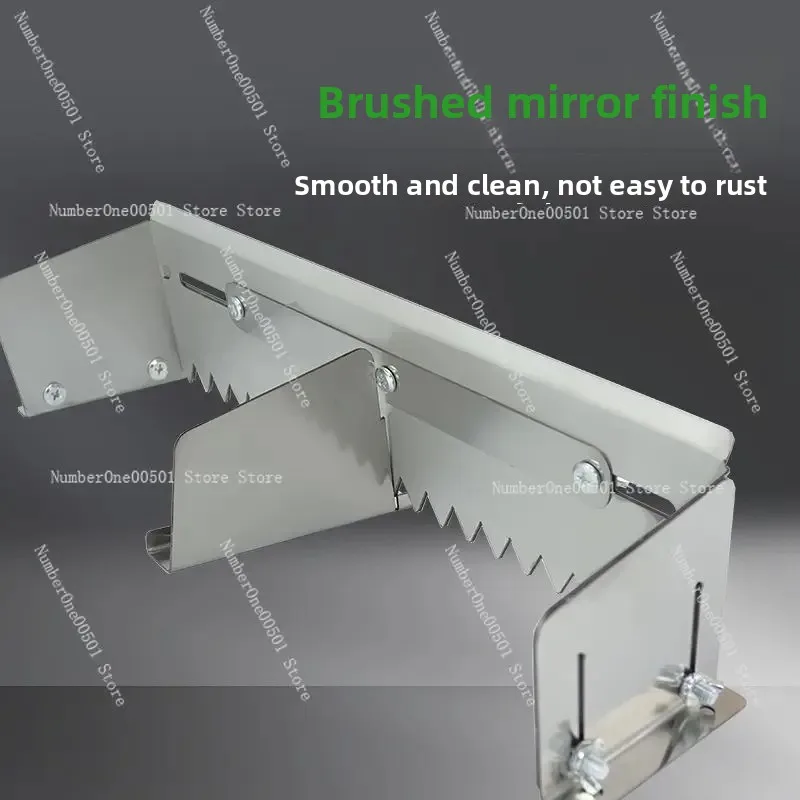 Stainless Steel Tile Grooving Scraper Retractable Thin Tile Tiling Tool for Bricklayer Adjustable Ceramic Tile Scoring Tool