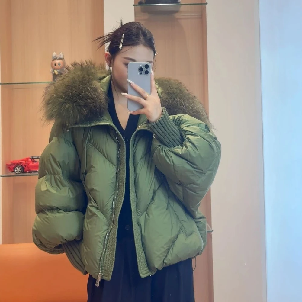 

Down Jacket with Fur for Women Fox Fur Real Coat Women's Winter Down Jacket Puffer Jacket Woman Goose Down Coats for Woman