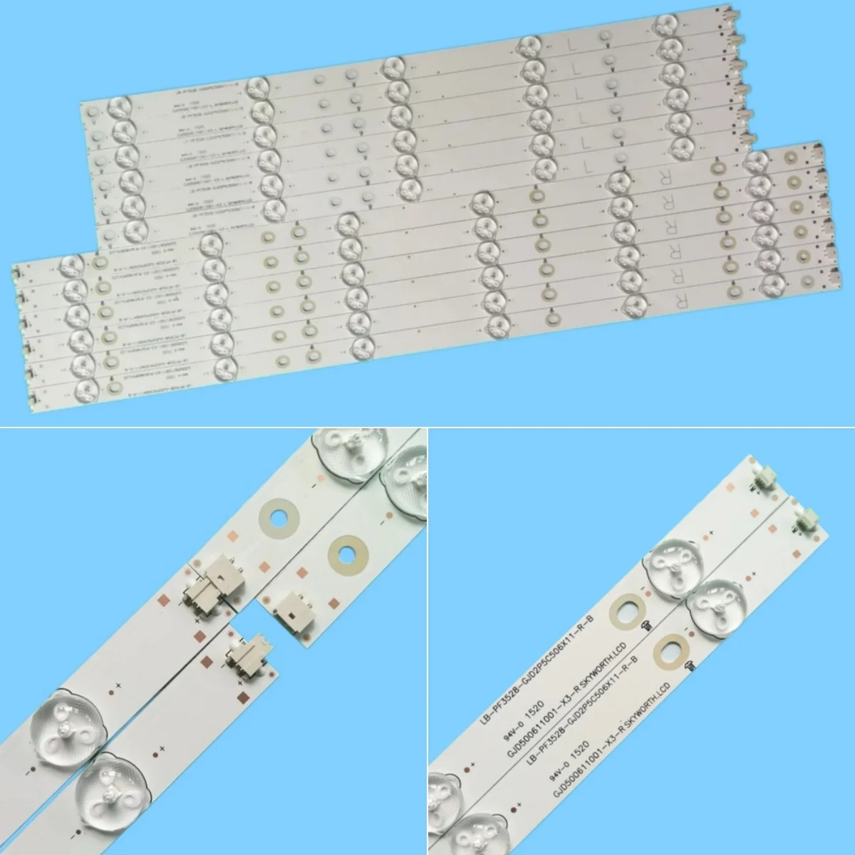 

LED backlight stripForLC50LB261U LC50LB370U LC50LB371C LC50LB371U LC50LE460X LC50LB481U 50PFH6550 50PFH6510
