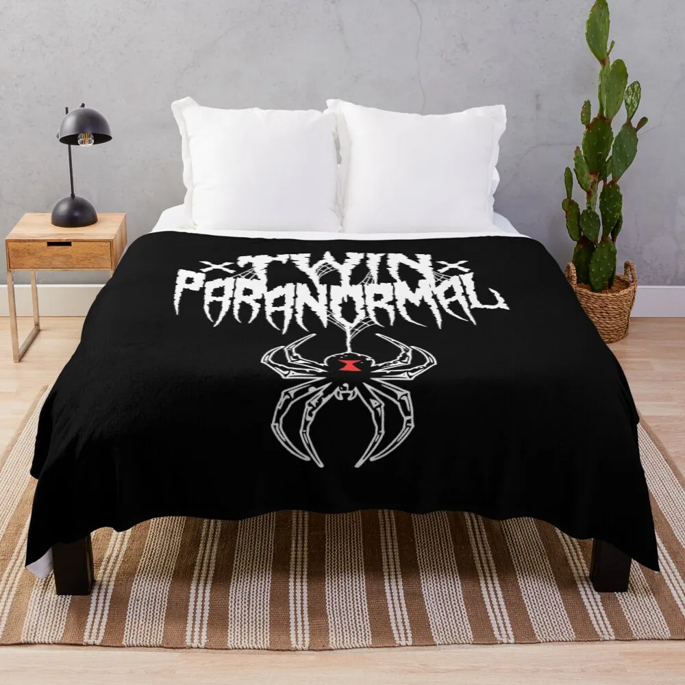 

Twin Paranormal Merch Tp Webbed Widow Throw Blanket All Season Lightweight Soft Blanket for Bed
