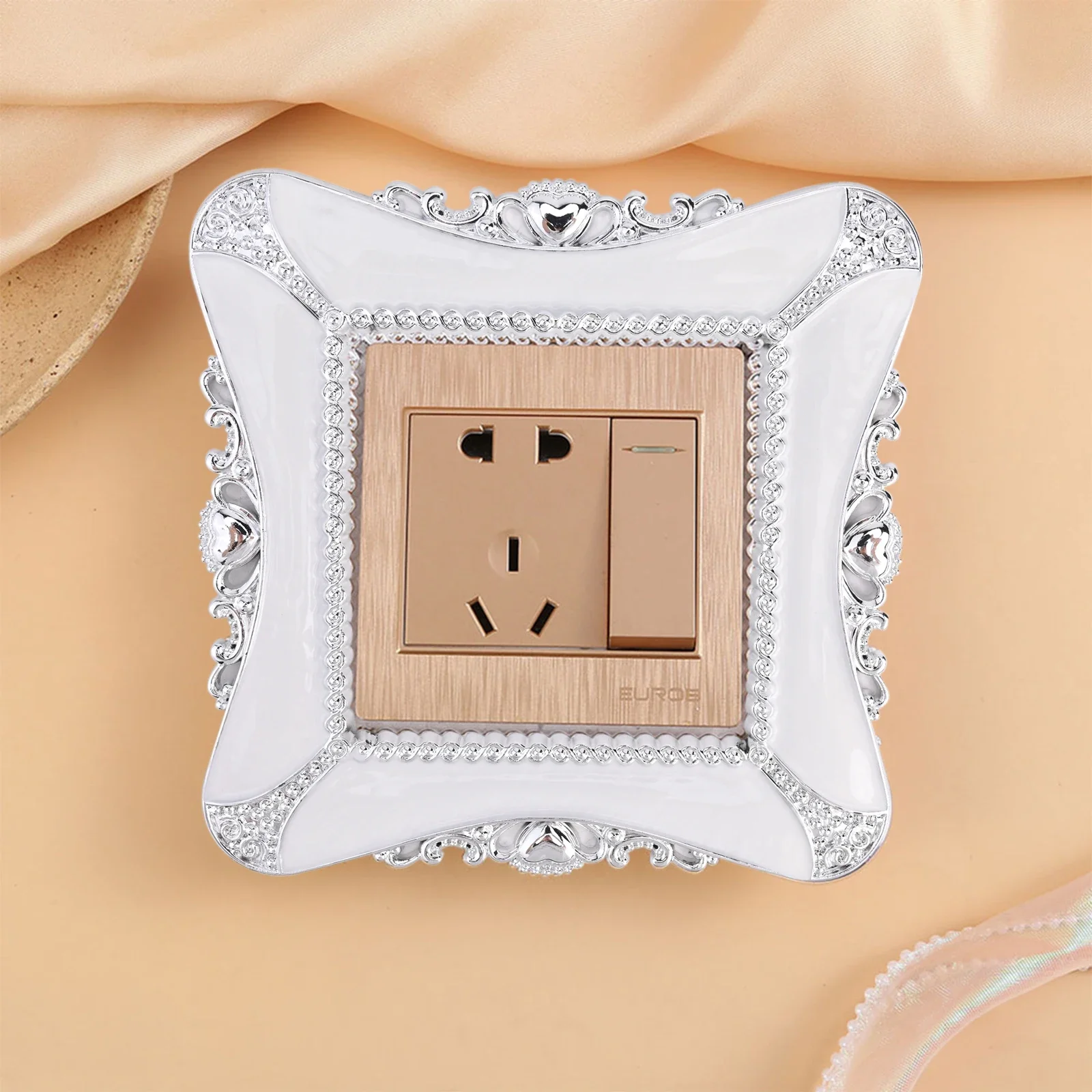 Switch Cover Switch Sticker Resin Light Switch Surround Resin Wall Sticker Socket Sticker Switch Protective Cover