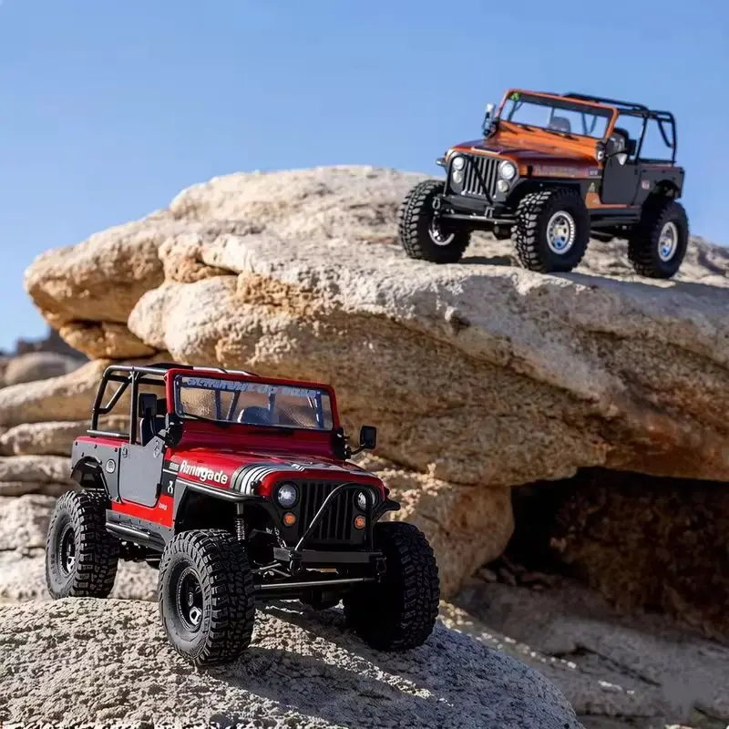 Hot 1/10 AXIAL SCX10 III Simulation 4WD Jeep CJ-7 V2 Remote Control Climbing Off-Road Vehicle Brushed 3S Electric RC Model Gifts