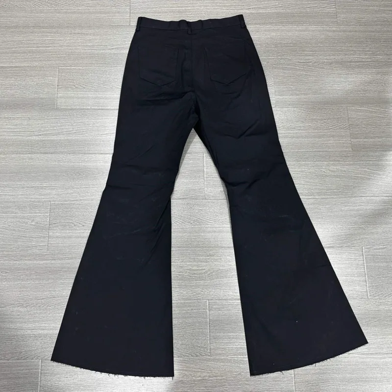 HKSH RO Knee Multi-Zipper Niche Dark Safari Style Wide-Leg Loose Casual Flared Floor-Length Casual Pants Women Trend Ins HK18648