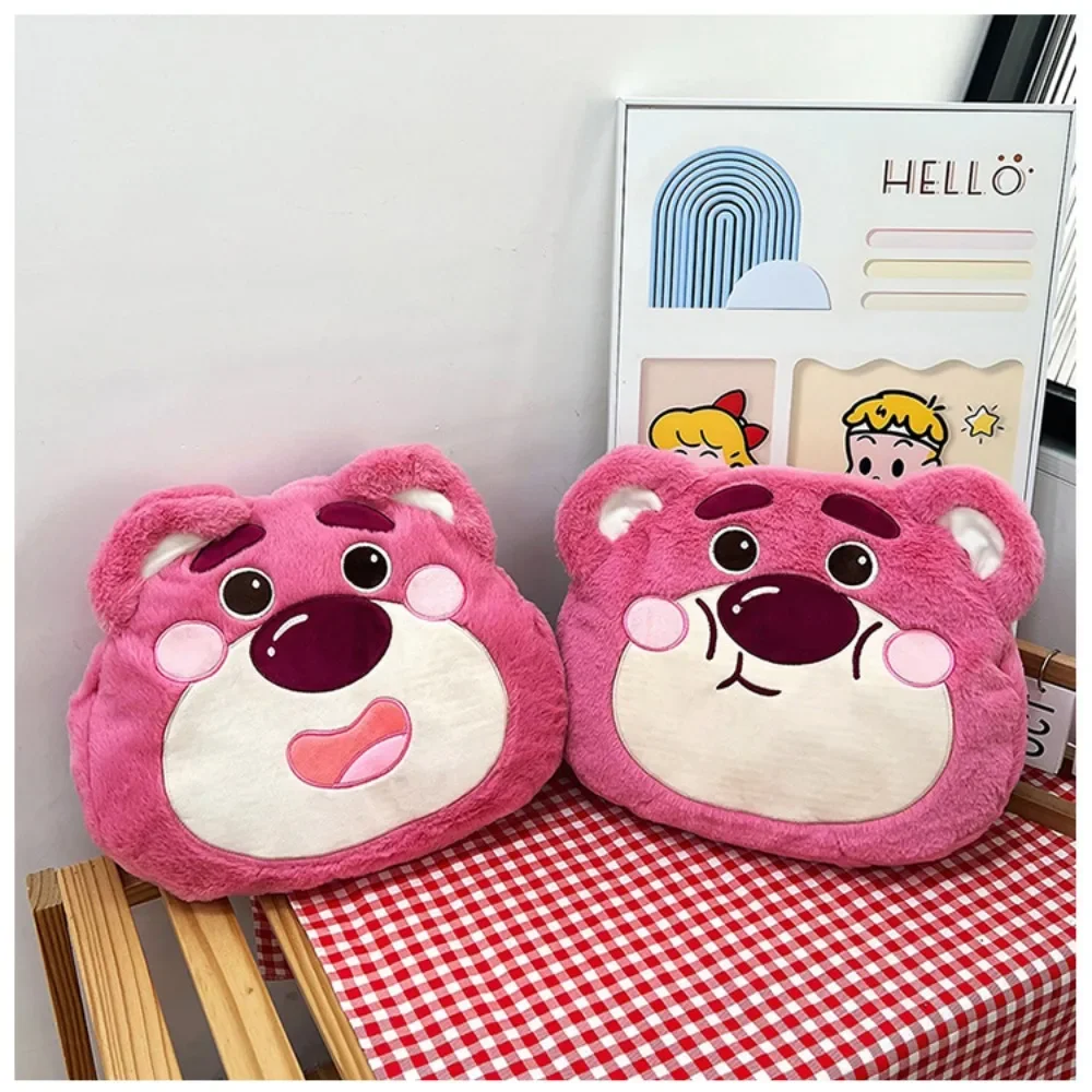 Cute Lotso Cartoon Plush Shopping Shoulder Bag Fashion Personality Comfortable Feel Durable Quality High-capacity Bags for Girls