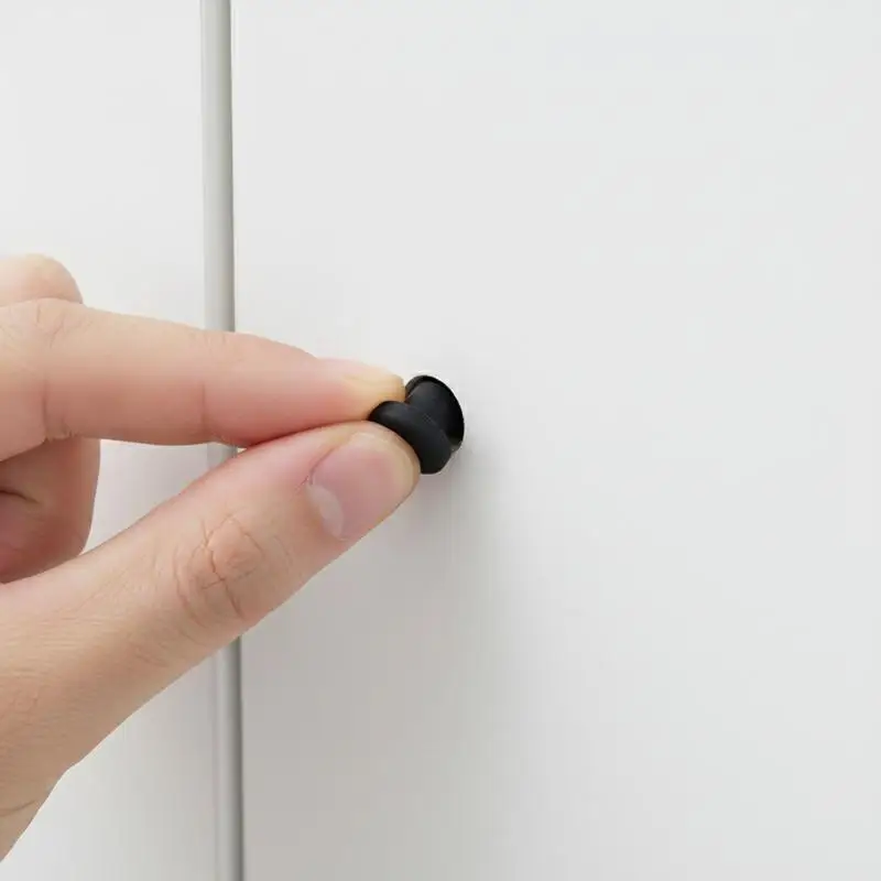 3-12mm Rubber Hole Plugs 10Pcs High Temp Resistant Sealing Caps for Cabinet Desk Wire Management