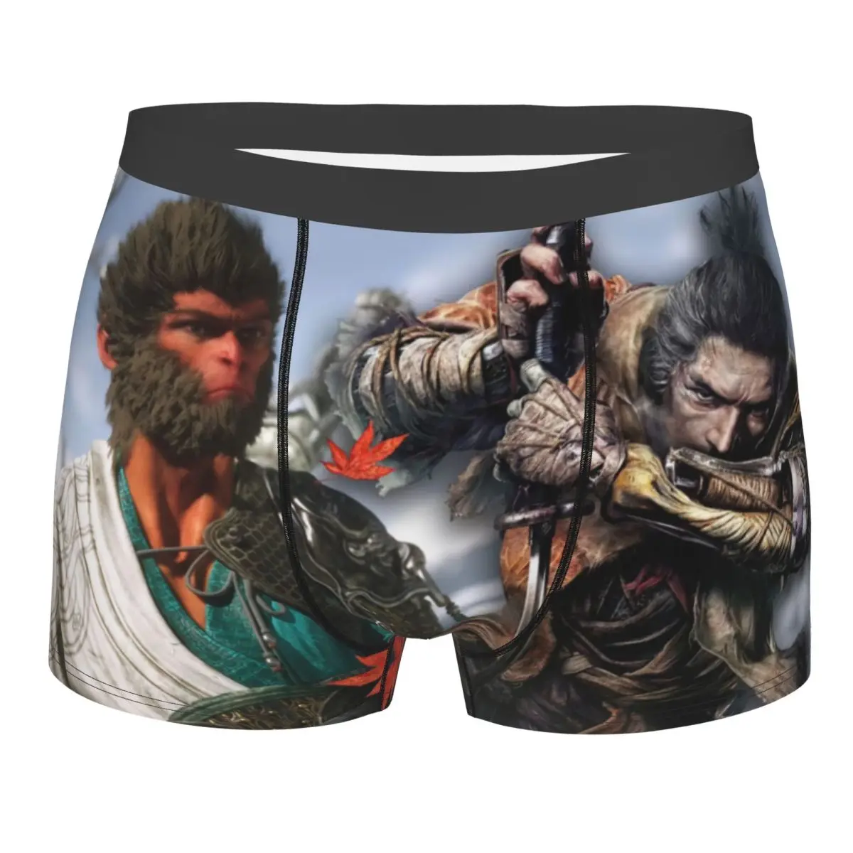 Custom Funny Monkey King Wukong Myth Boxers Shorts Panties Male Underpants Comfortable Video Game Lover Gaming Briefs Underwear