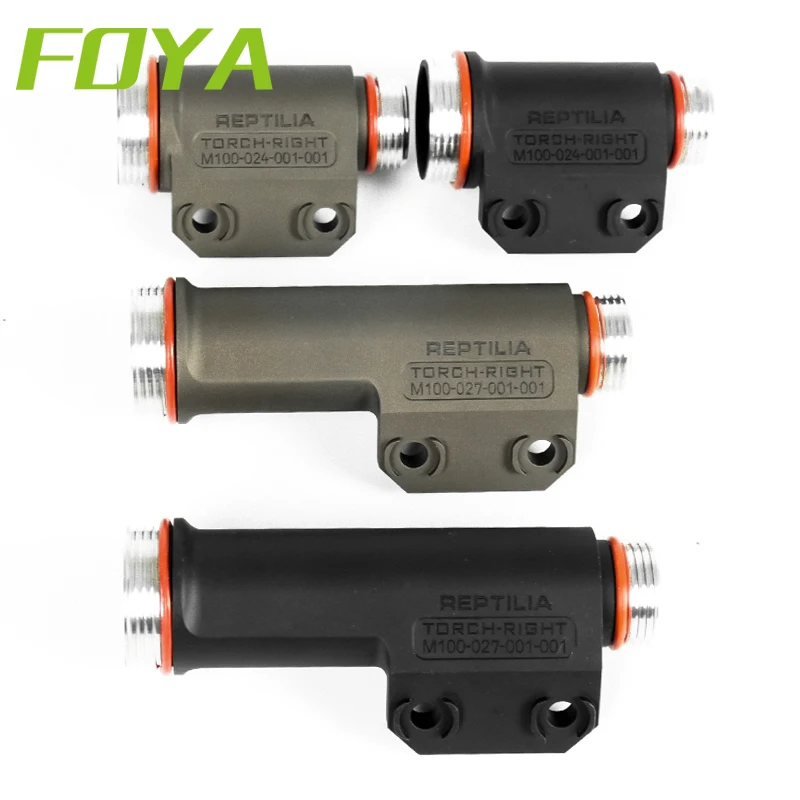 

Tactical Light Body V2 OKW Flashlight Accessories Helmet Lamp Aluminum Mount 18650 18350 Series Batteries Light Parts Mount