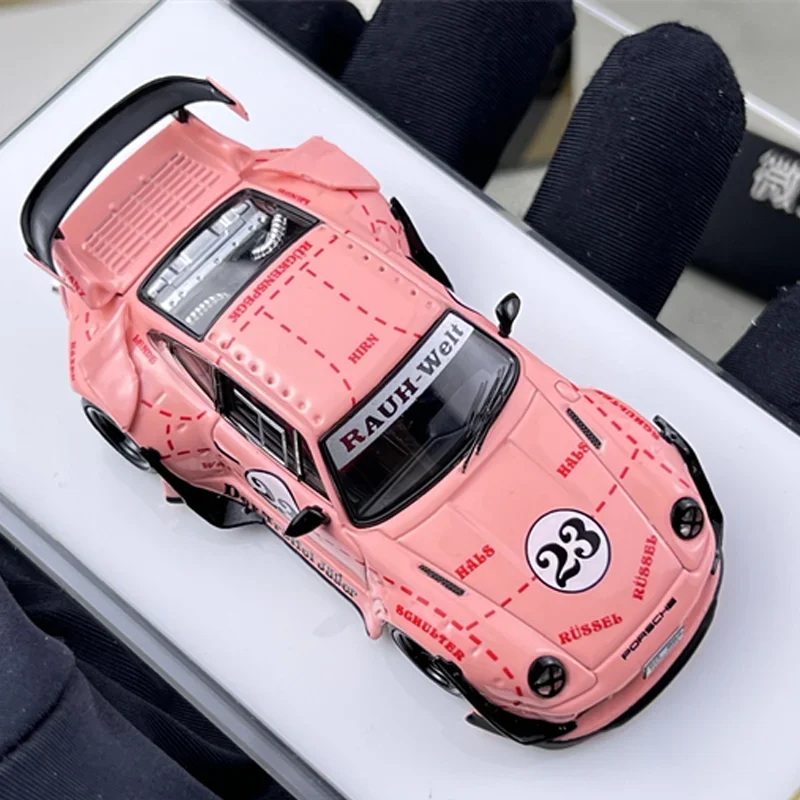 StarModel schaal 1/64 Porsche RWB 930GT legering speelgoed motorvoertuig gegoten metalen model geschenken