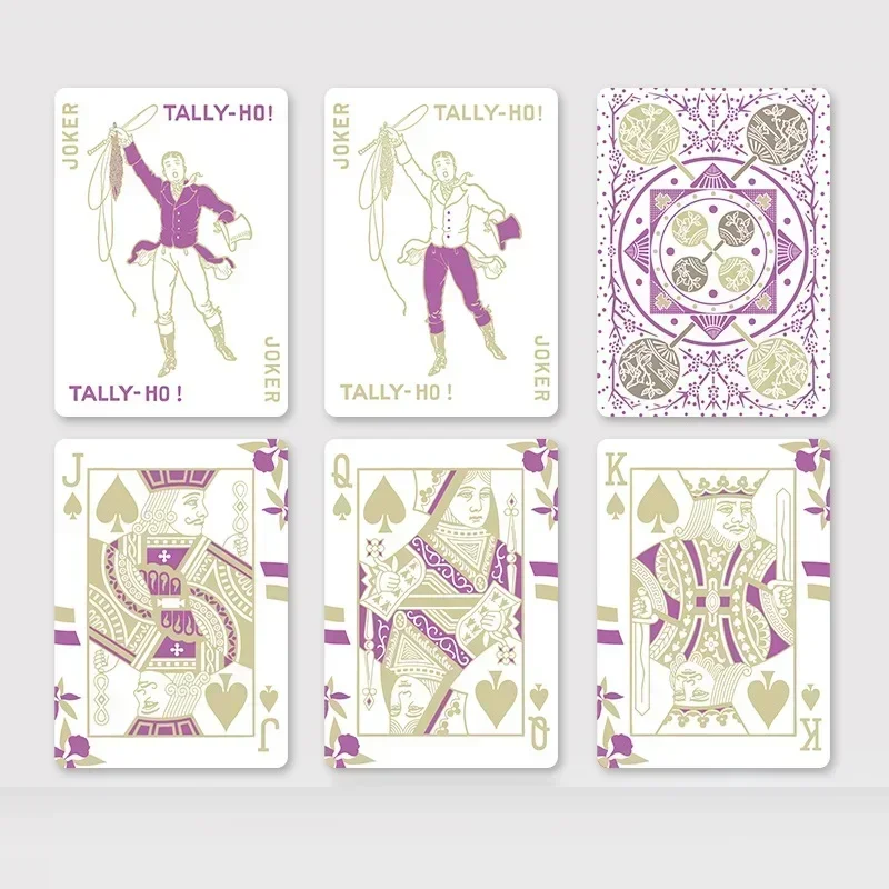 Tally-Ho Orchid Playing Cards Deck Magic Card Games Magic Tricks