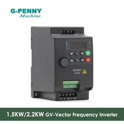 110V 220V 1.5KW 2.2KW VFD Vector Inverter Converter Variable Frequency Drive Spindle Motor Driver !