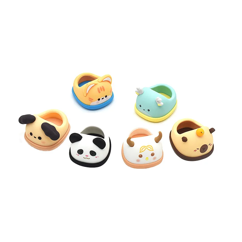 

Cartoon Animal Doll Shoes Cute Calf Kitten Puppy Mini Shoes 17cm Doll Universal Decorative Shoes Labubu Accessories