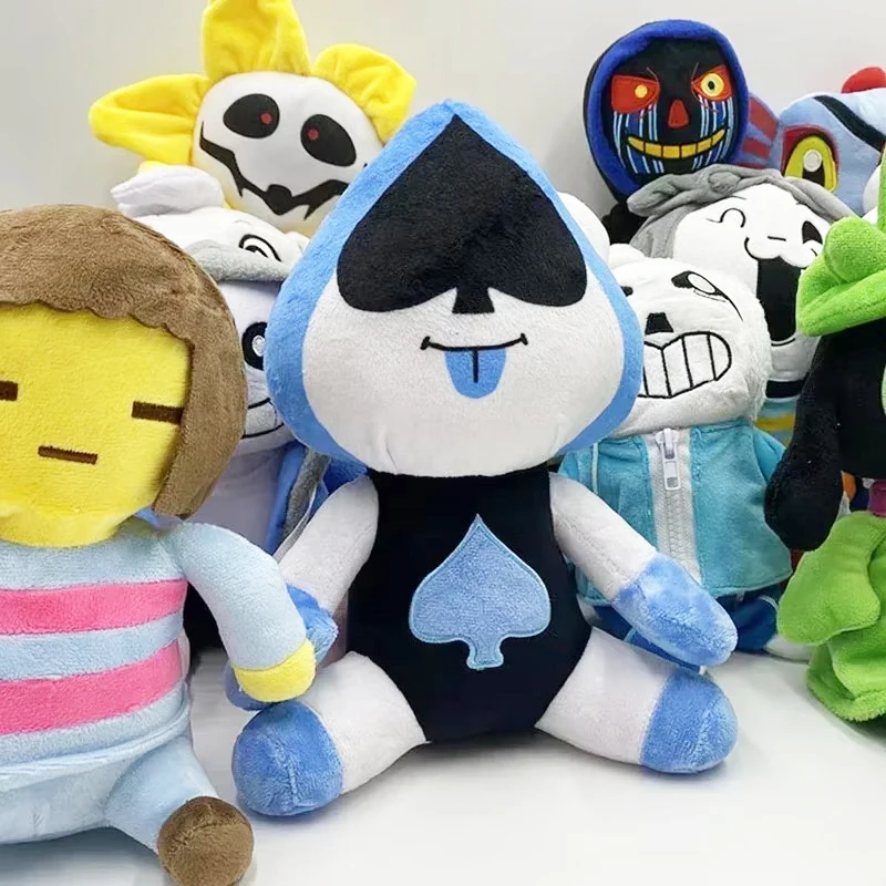 Anime Game Undertale Plush Toy Sans Temmie Lancer Papyrus Squid Stuffed Animal Asriel Dreemurr Toriel Frisk Soft Doll Fans Gifts