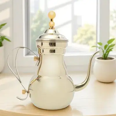 

Stainless Steel Tea Kettle Long Spout Coffee Pot For Home Kitchen Hand Brewing Filter Kettle Exquisite Pouring