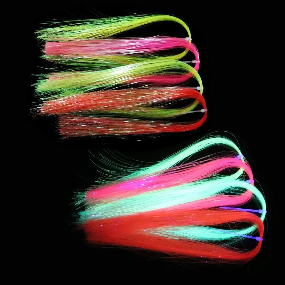 Accessories DIY Shining Fly Fishing Tinsel Streamer Jig Hook Streamer Assist Hooks Line Fly Tying Materials Fly Tying Tinsel