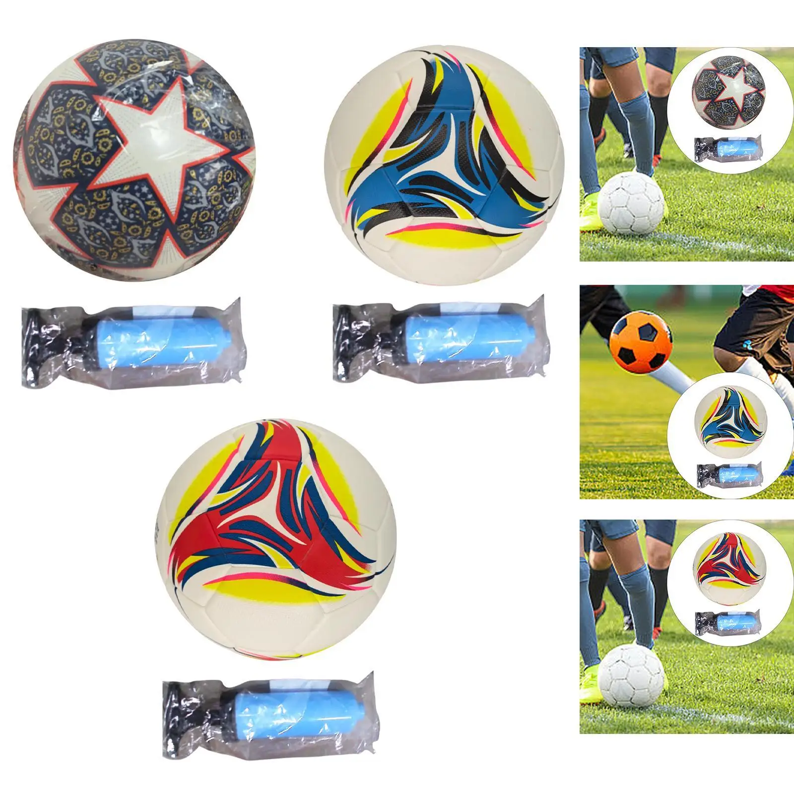 Bola Sepak Ukuran 5 Portabel Resmi untuk Pertandingan Klub Kompetisi Indoor