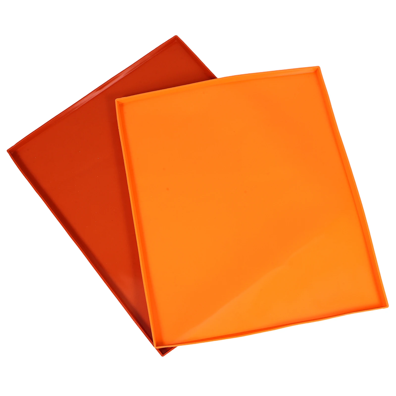 

2pcs Silicone Mat Heatresistant Nonstick Dehydrator Tray Reusable Kitchen Storage Table Dehydrator Silicone Trays Pad