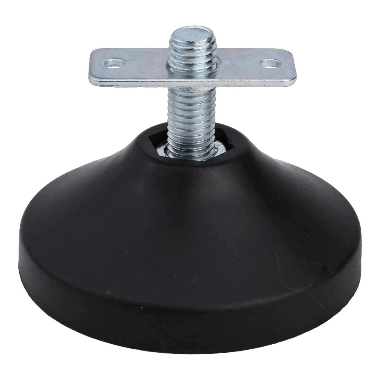 4Pcs Adjustment Pad 88*88*68mm Billiard Pool Table leg Levelers Foosball .Table Foot Hight Black Tool Convenient
