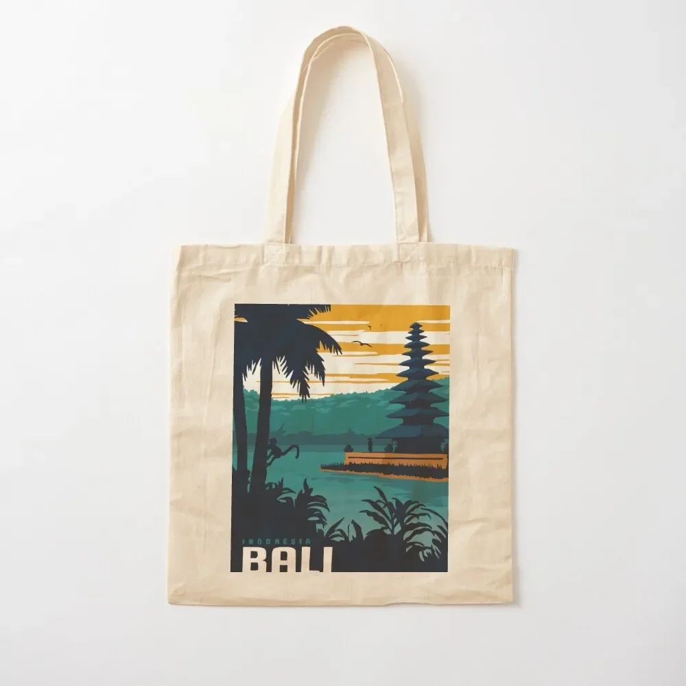 

Bali poster Tote Bag Gift bag canvas tote Canvas bag for women