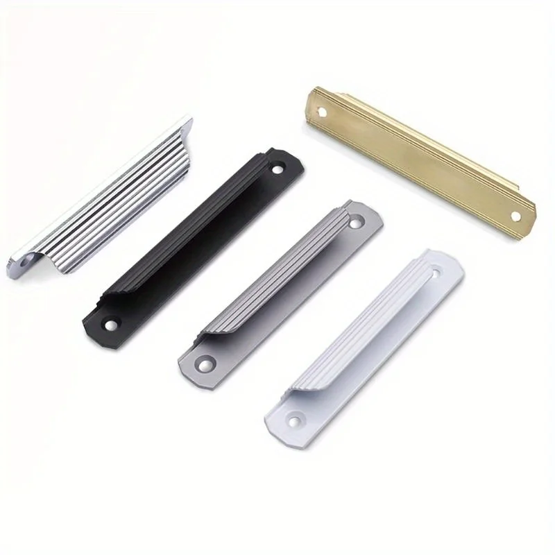2pcs Sliding Door Handle Aluminum Alloy Cabinet Door Furniture Drawer Cabinet Pull
