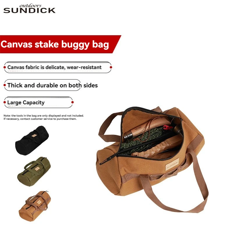 Outdoor Picnic Carrying Case Camping Bag Cutlery Pouch Larg Capacity Tableware Handbag Portable for Travel Supplies