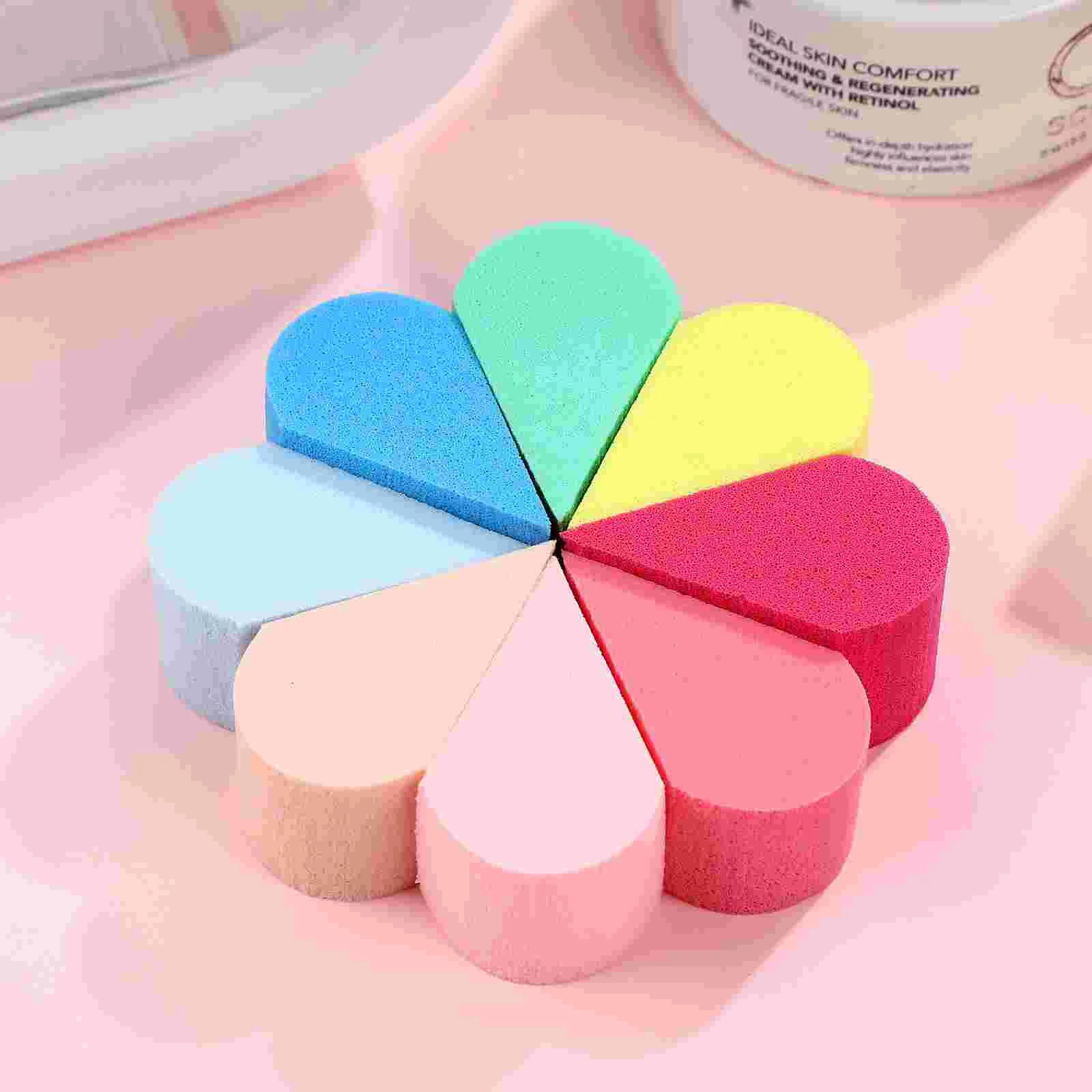 Elastic Sponges Soft Cosmetic Puff Wet And Dry Use Beauty Makeup Sponges Blenders  Makeup Sponges Makeup Blenders