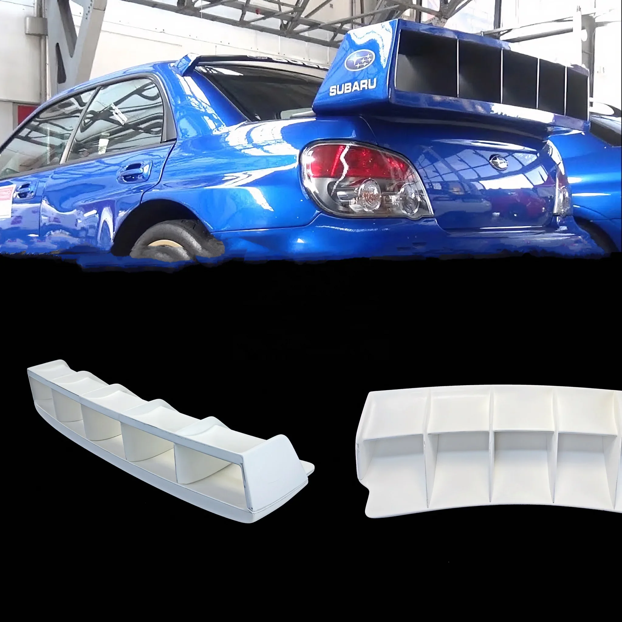 Fits for Subaru Impreza WRX GD Gen 7 8  9 WRC Type rear spoiler WRC Wing