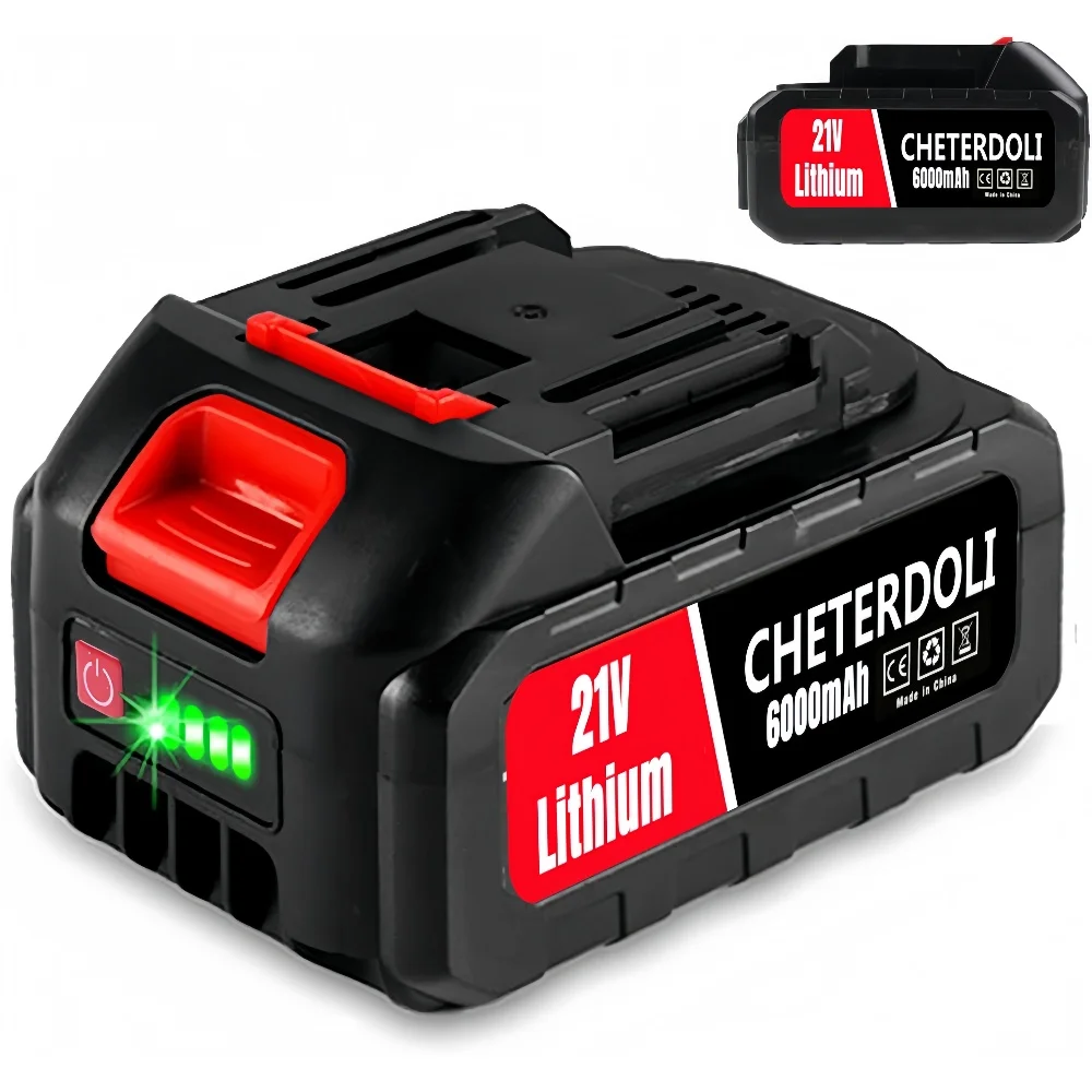18v 21V 18650 Lithium Battery Rechargeable 9000mAh Batteries High-current High Discharge 21Volt Replace Battery For Screwdriver