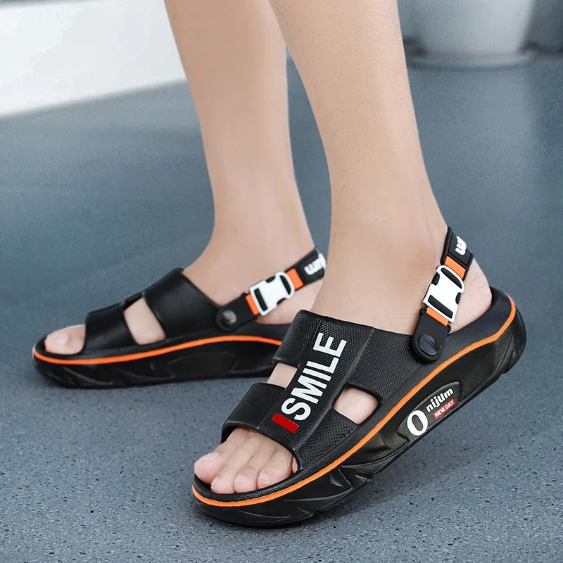 2025 New Men's Massage Slippers Indoor Outdoor Sandals Beach Comfortable Soft Slides Clogs Casual Shoes Men Women Home Slippers image 5
