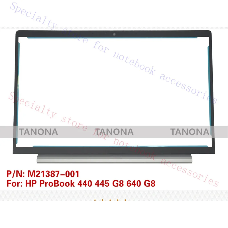 R+  M21387-001 New For HP ProBook 440 445 G8 640 G8 Lcd Bezel Front Cover B Case