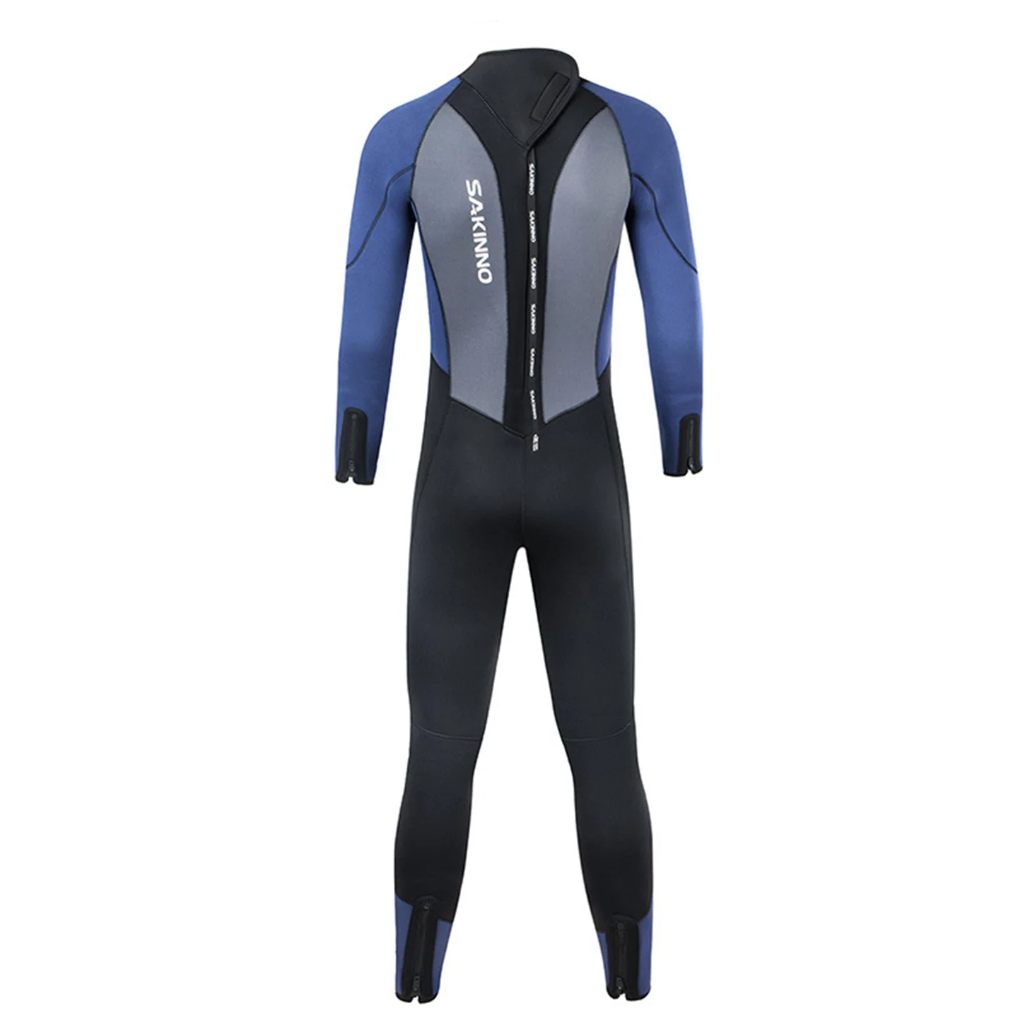 Muta in Neoprene da 5MM muta da sub monopezzo con cerniera posteriore a maniche lunghe da uomo per il surf, lo Snorkeling, il costume da bagno termico invernale