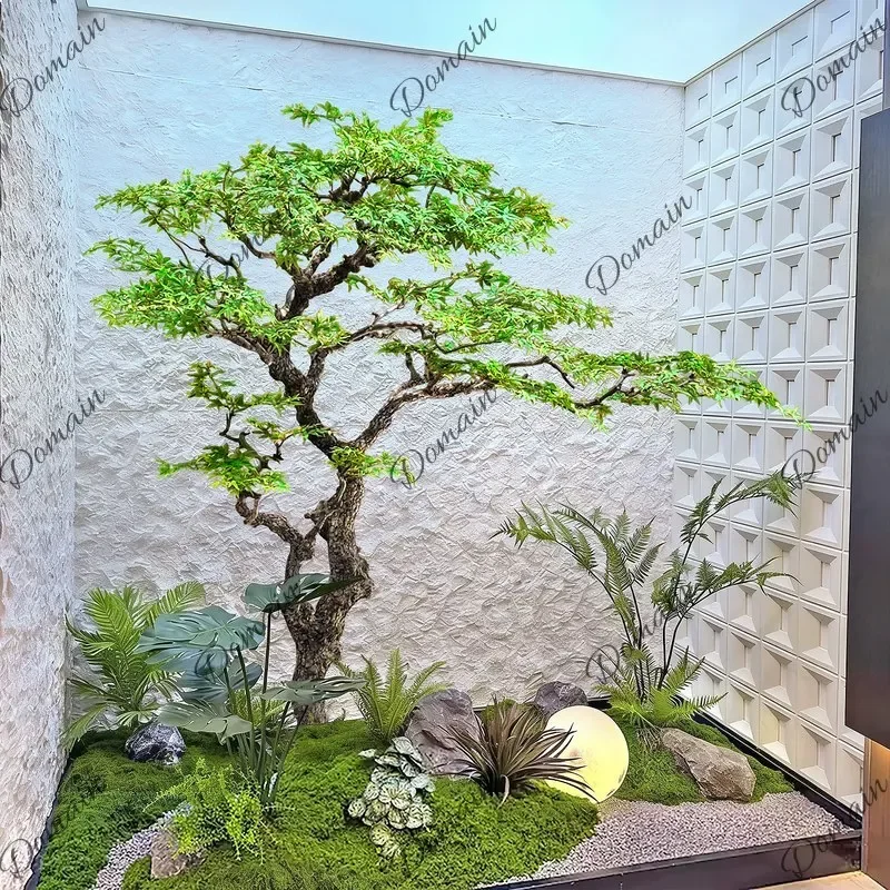 To Premium Large Artificial Ficus Tree, Elegant Indoor Fake Plant For Window Display Landscape Decor