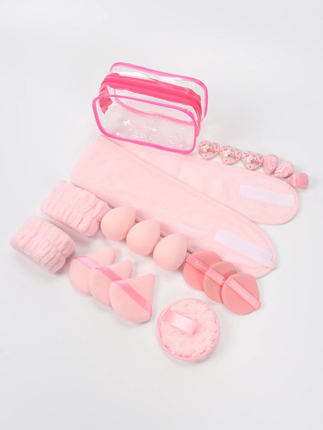 مجموعة منظم المكياج ليتل ليزي مان، 20 قطعة، لتطبيق المكياج وإعداد المكياج والتخزين، مناسبة لجميع أنواع البشرة