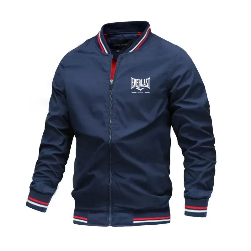 

2026 Spring New Outdoor Baseball Zip-up Stand Collar Jacket Fashion Jacket Casual Business Jacket Men's Coat Breathable Jackets