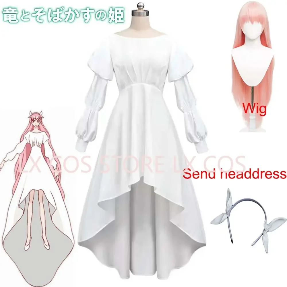 Anime Ryuu to Sobakasu no Hime Belle Suzu Naitou Cosplay costume Carnival Halloween Christmas Party Clothing Cos