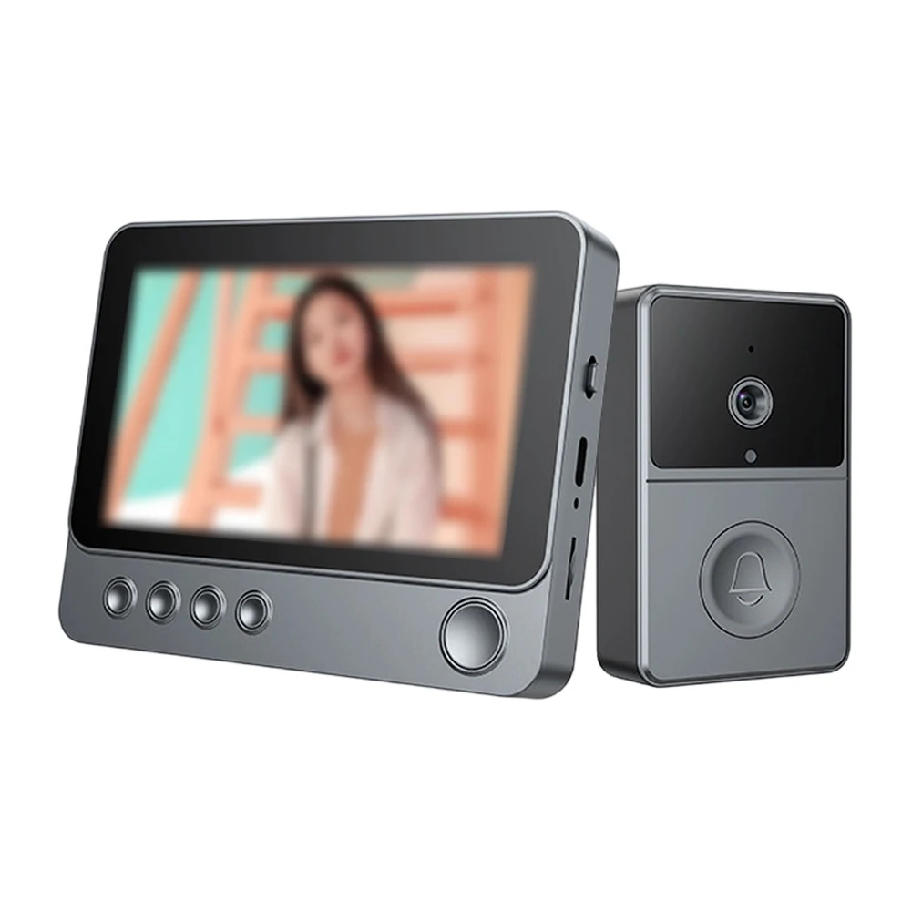 Porch Monitoring for video Doorbell Two-way Intercom Home Security Wireless Doorbell for video Doorbell 70 Wide-angle Camera
