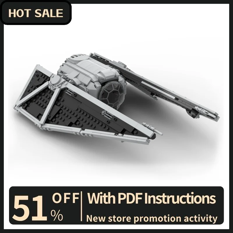 

Новинка, 556 шт., знаменитая звезда, боевой фильм Moc Tie Striker, модель Spacefighter, строительные блоки, креативные идеи «сделай сам», детские игрушки, подарок на день рождения