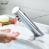 ELLEN Deck Mounted Bathroom Sensor Sink Faucet Single Cold Hand Touchless Tap Automatic Inflated Sensor Faucet Crane ELS8871