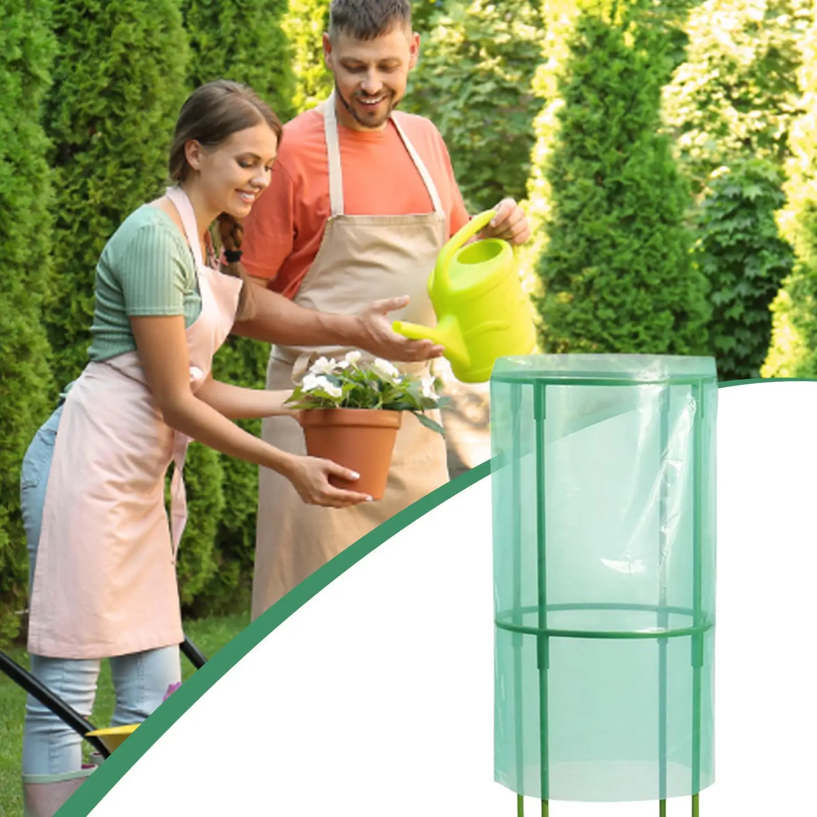 

Garden Cloches For Plants Seedling Covers Garden Plants Cloches 4 Pieces Breathable Animals Guard Frost Protection Cage For