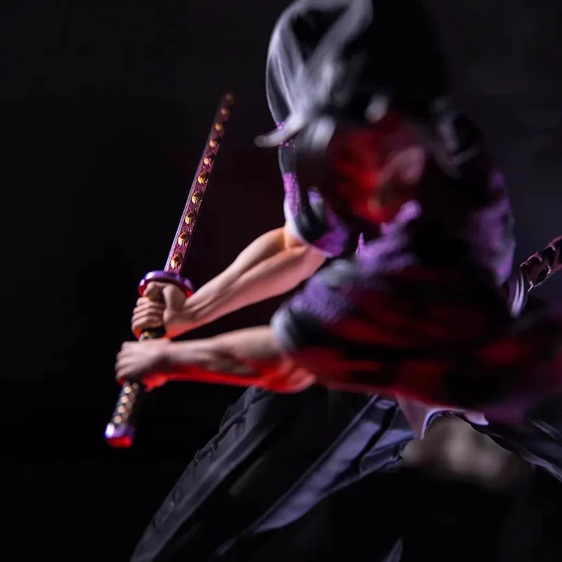 Figurine Demon Slayer Gk Kokushibo de 26cm, série de douze lunes démones, grade supérieure un, modèle de collection Anime, cadeaux d'ornement, nouvelle collection