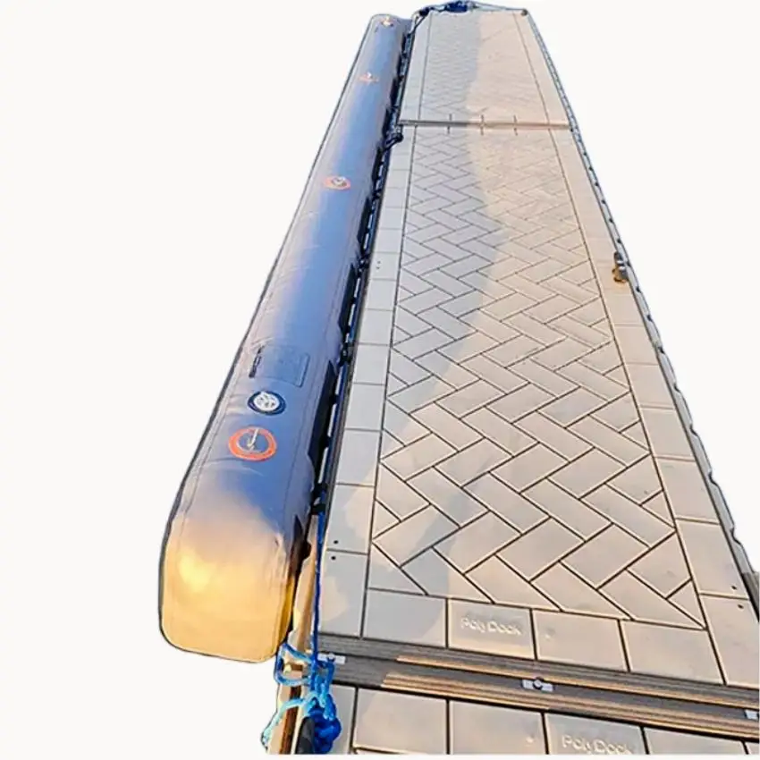 3 Meter Length Hanging Pile Fenders Custom Pontoon PVC Inflatable Yachts Marine Boat Straight Corner Edge Dock Bumpers for Boat