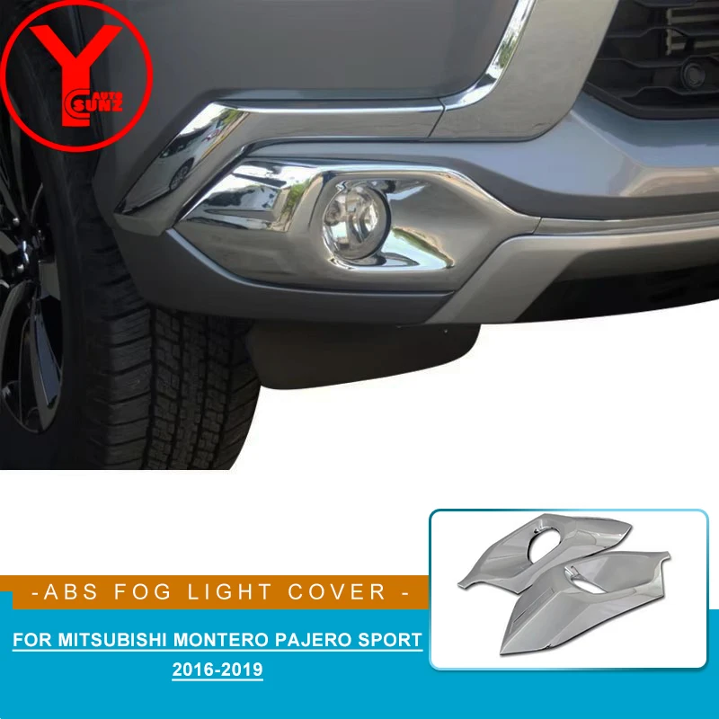 

Крышка противотуманной фары из АБС-пластика для Mitsubishi Montero Pajero Sport 2016 2017 2018 2019, автоаксессуары YCSUNZ