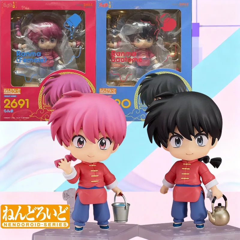 

In Stock GSC Original Nendoroid 2690 2691 Ranma Saotome Ranma Femate Anime Action Figure Model Gift for Kid Foam Box Packaging