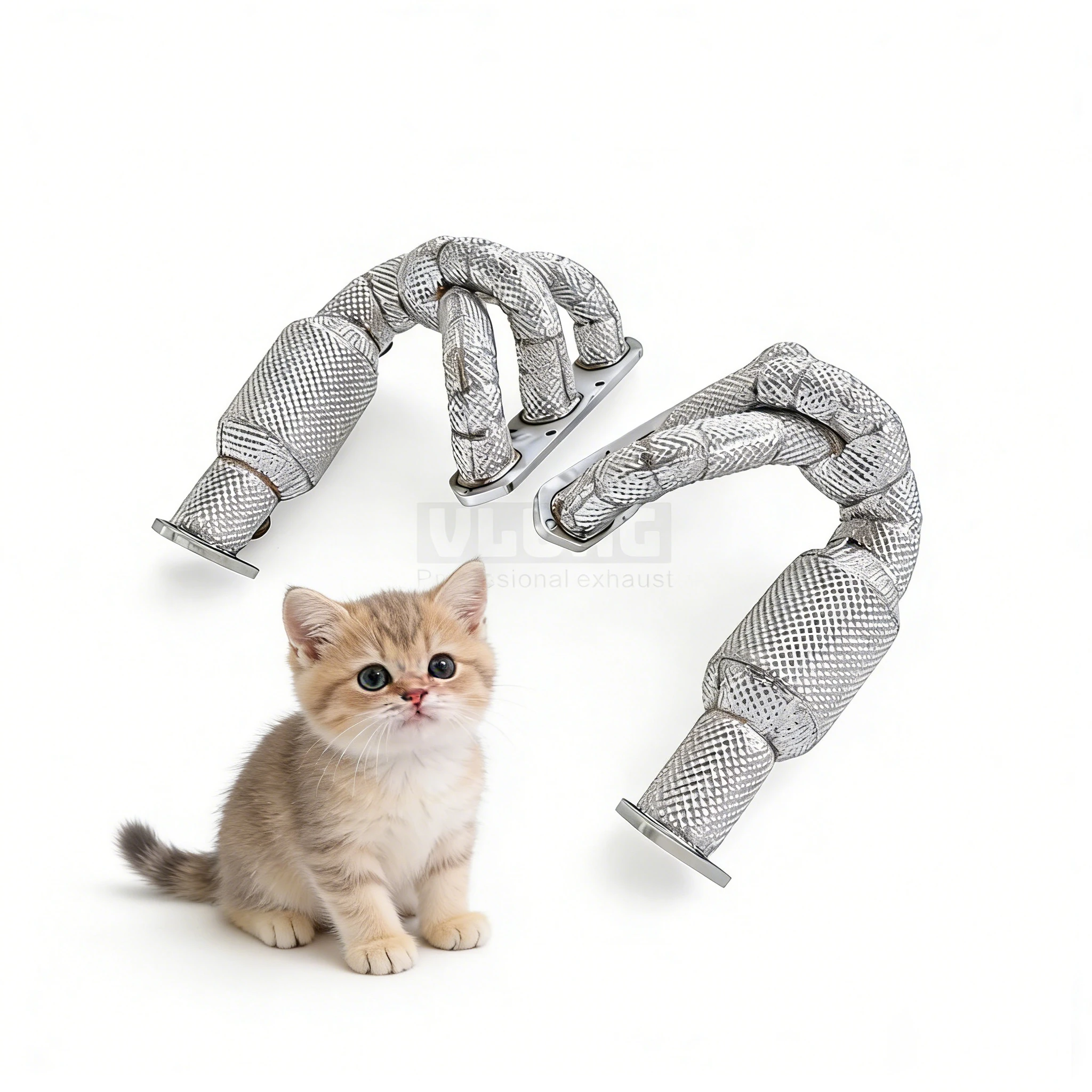 

For Porsche Boxster/Cayman (987.1) 2.7 3.4 2005-2008 2005-2013 High performance exhaust manifold with thermal insulation layer