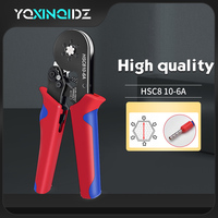 Crimping Pliers Kit Tubular Terminal HSC8 6-4A Crimper Wire Mini Ferrule Crimper Hand Tools Household Electrical Kit