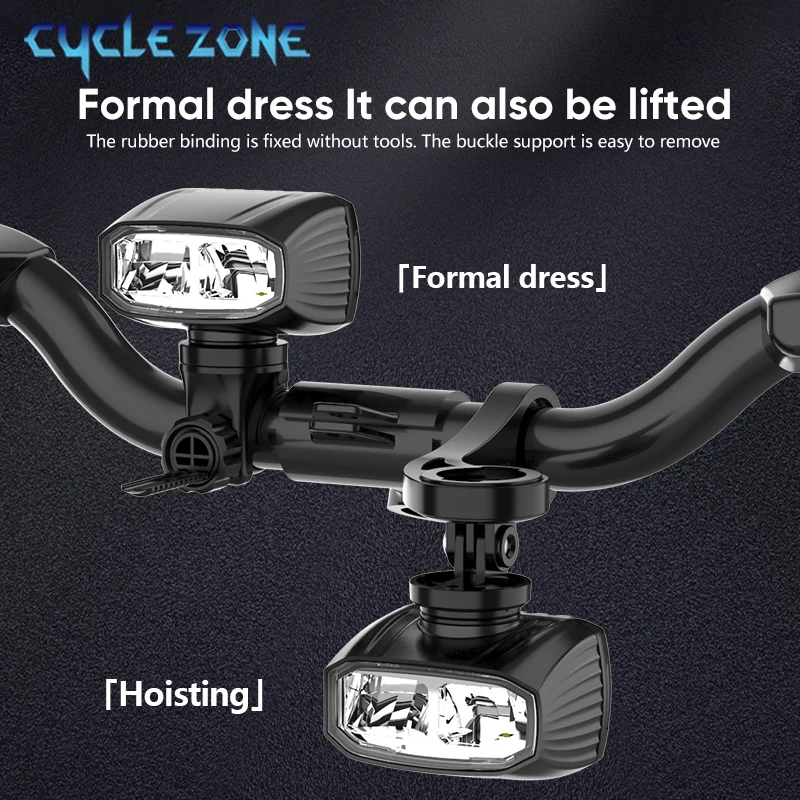 Bike Front Light Aluminum Allo - Cycling Zones 评论和价格